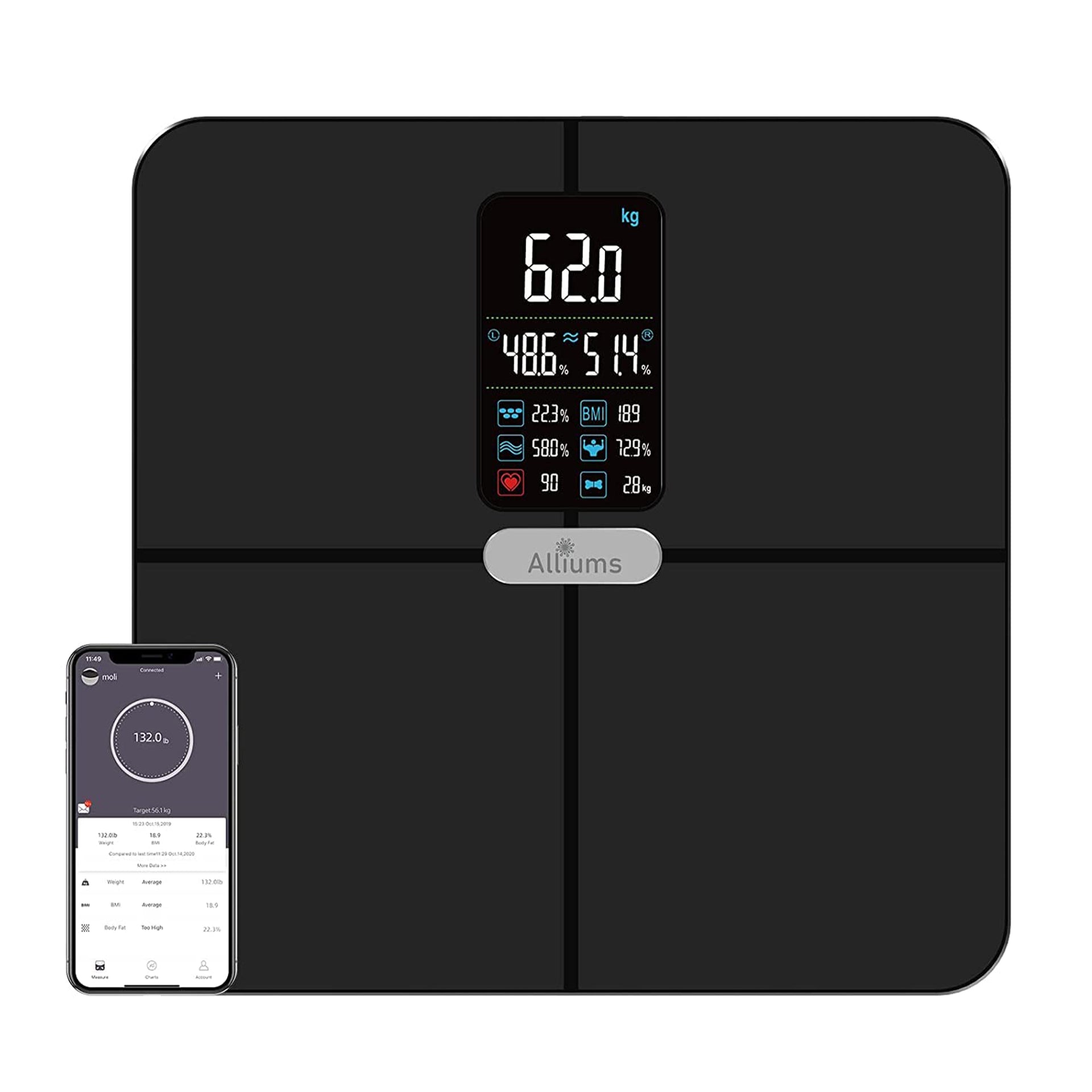 Smart Bluetooth Body Fat Scale