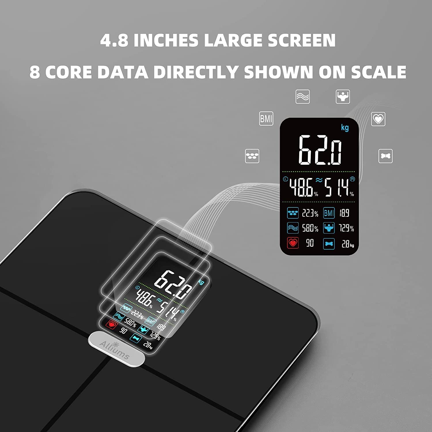Smart Bluetooth Body Fat Scale
