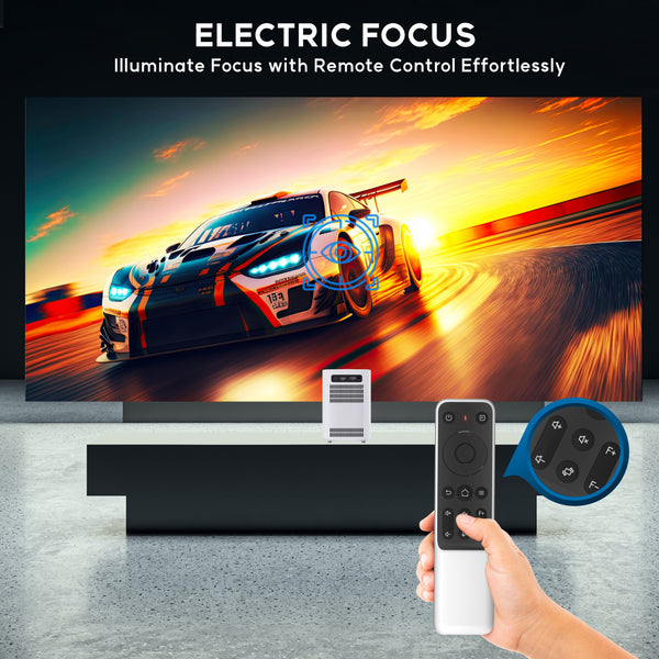 【Electric Focus & Keystone 】Projector - 200