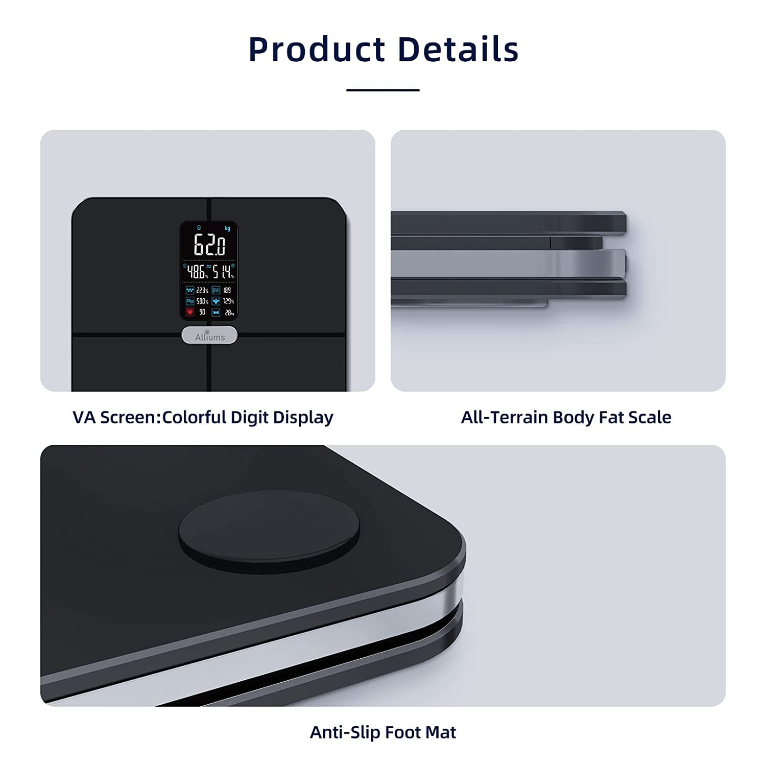 Smart Bluetooth Body Fat Scale