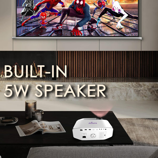 4K Projector with Wi-Fi & Bluetooth