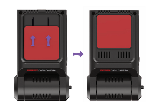 ALLIUMS 2.5K Dash Cam Duo brackets